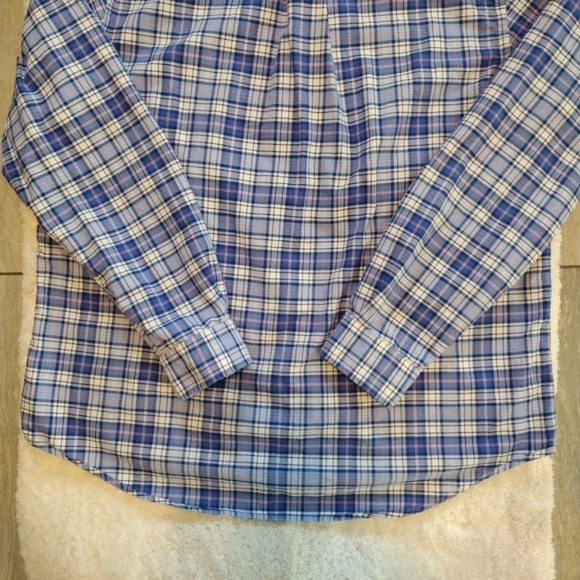Ralph Lauren - Plaid Oxford Long Sleeves Button Down Shirt - Picture 9 of 12